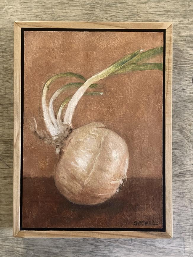 detail for Sprouting Onion